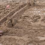 Islas Menores cumple cinco ediciones con su concurso de castillos de arena en la playa